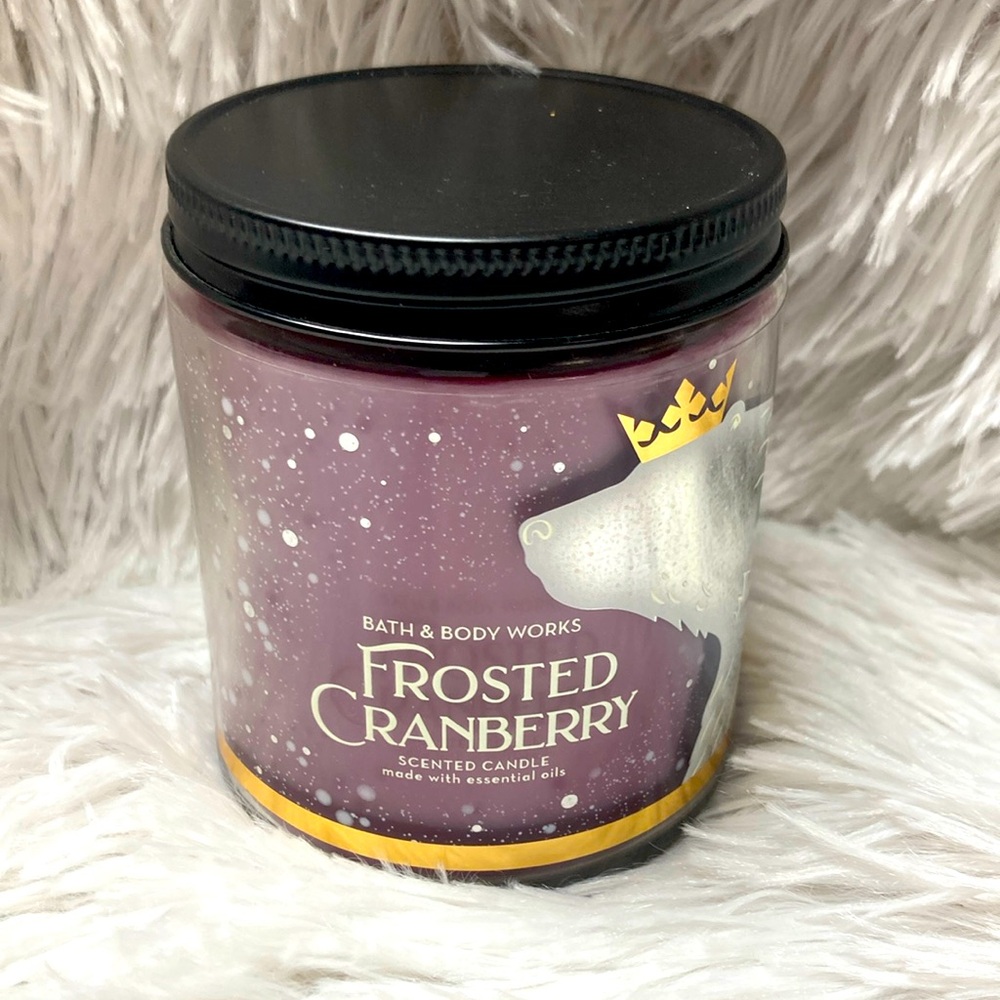 Bath & Body Works Frosted Cranberry Candle